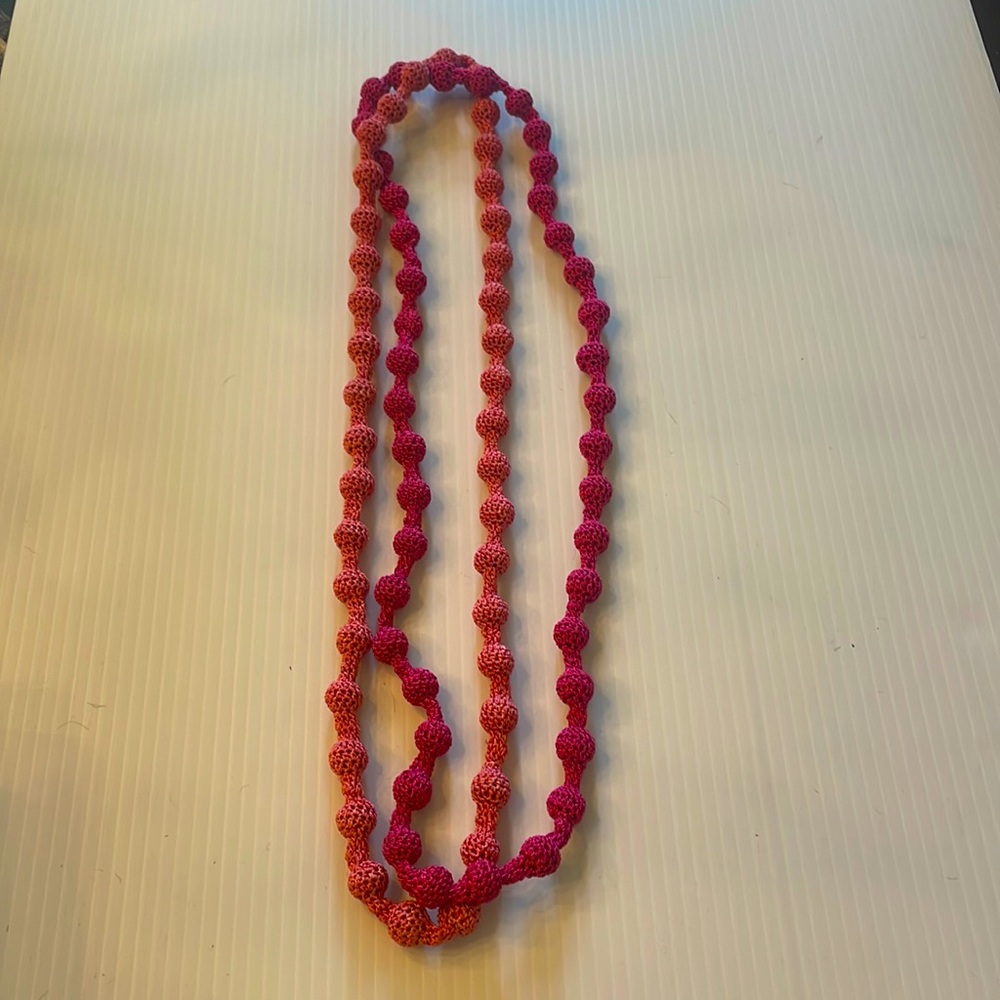 Set of crochet necklaces